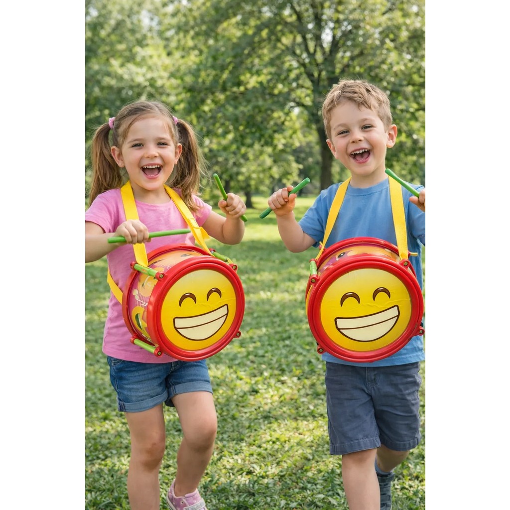 Oyuncak Emoji Davul - Çok Renkli - +3 Anne Bebek Oyuncak Fiyatı