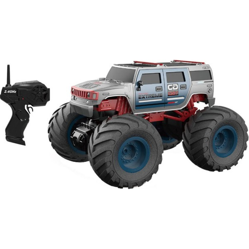 Oyuncak Gidiyor Uzaktan Kumandalı Şarjlı Monster Truck Jeep Canavar Kamyon Araba 1:18 Ölçek 2.4ghz Kumanda - Gri Diğer Fiyatı