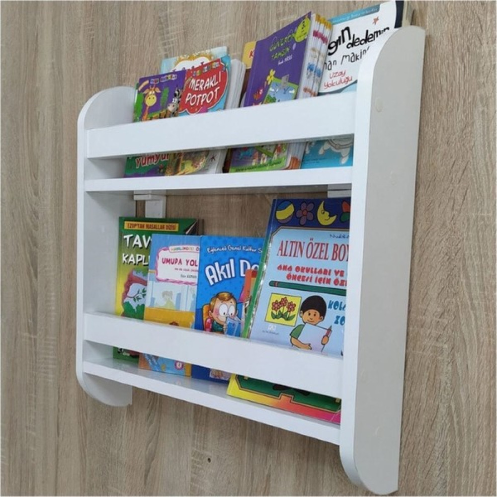 Oyuncak Odası Montessori Çocuk Odası Eğitici Mdf Kitaplık 2 Raf Kitaplık Fiyatı