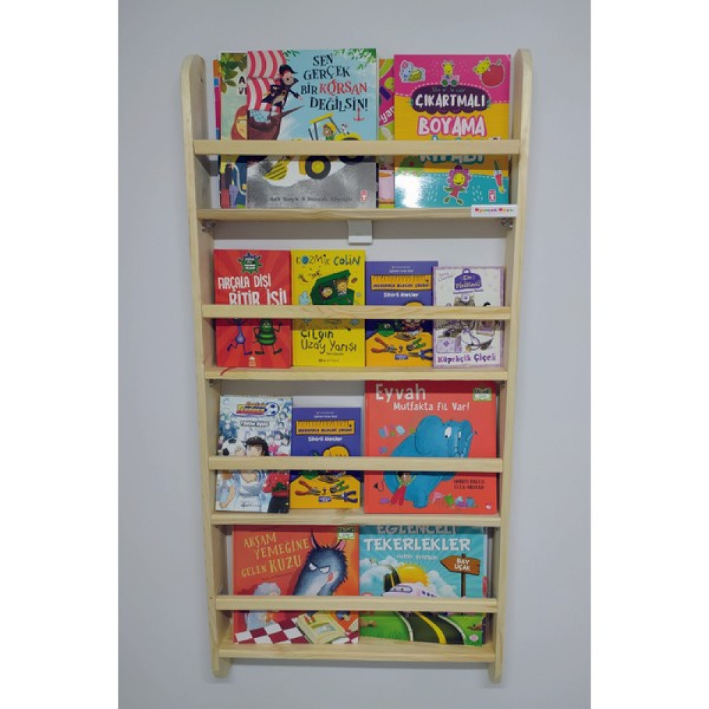 Oyuncak Odası Montessori Eğitici Kitaplık Ağaç 4 Raflı Kitaplık Fiyatı