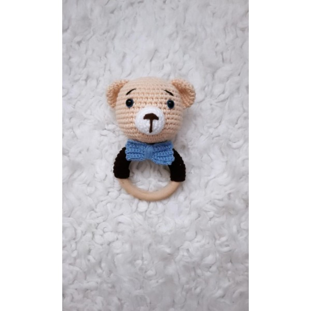 Oyuncak Park Ayıcık Çıngırak Amigurumi Oyuncak - Renkli Peluş Oyuncaklar Fiyatı