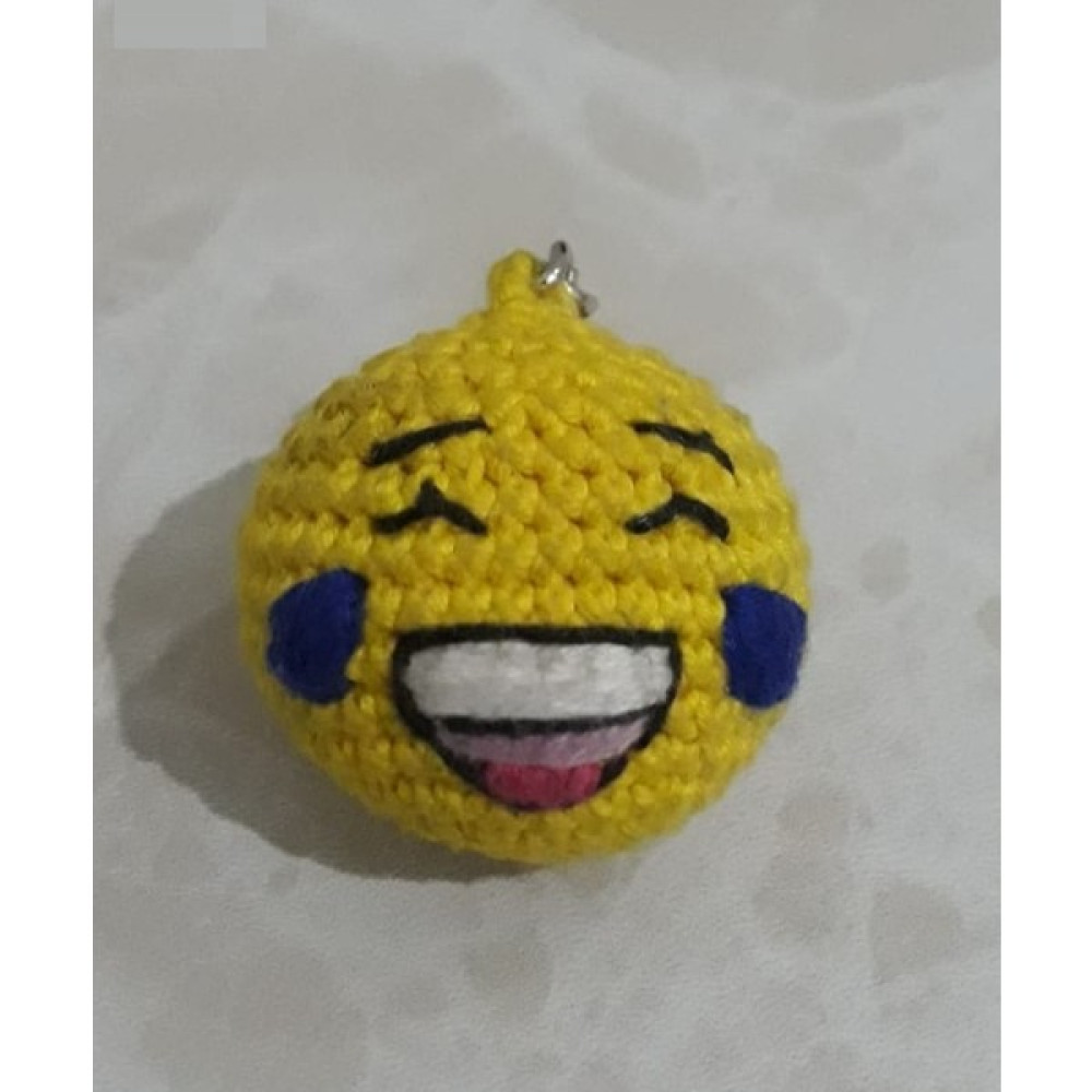 Oyuncak Park Gülen Surat Emoji Amigurumi Anahtarlık Oyuncak - Renkli Peluş Oyuncaklar Fiyatı