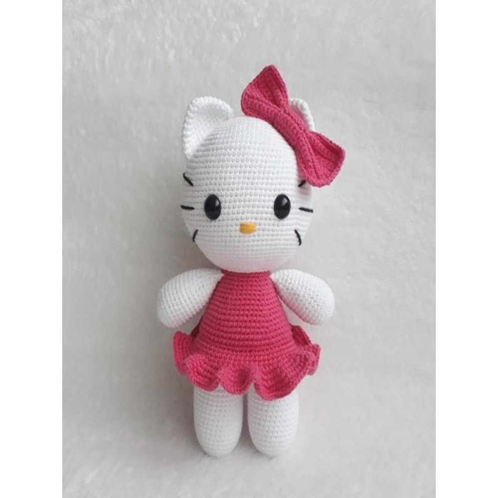 Oyuncak Park Hello Kitty Amigurumi Organik Oyuncak - Renkli Peluş Oyuncaklar Fiyatı
