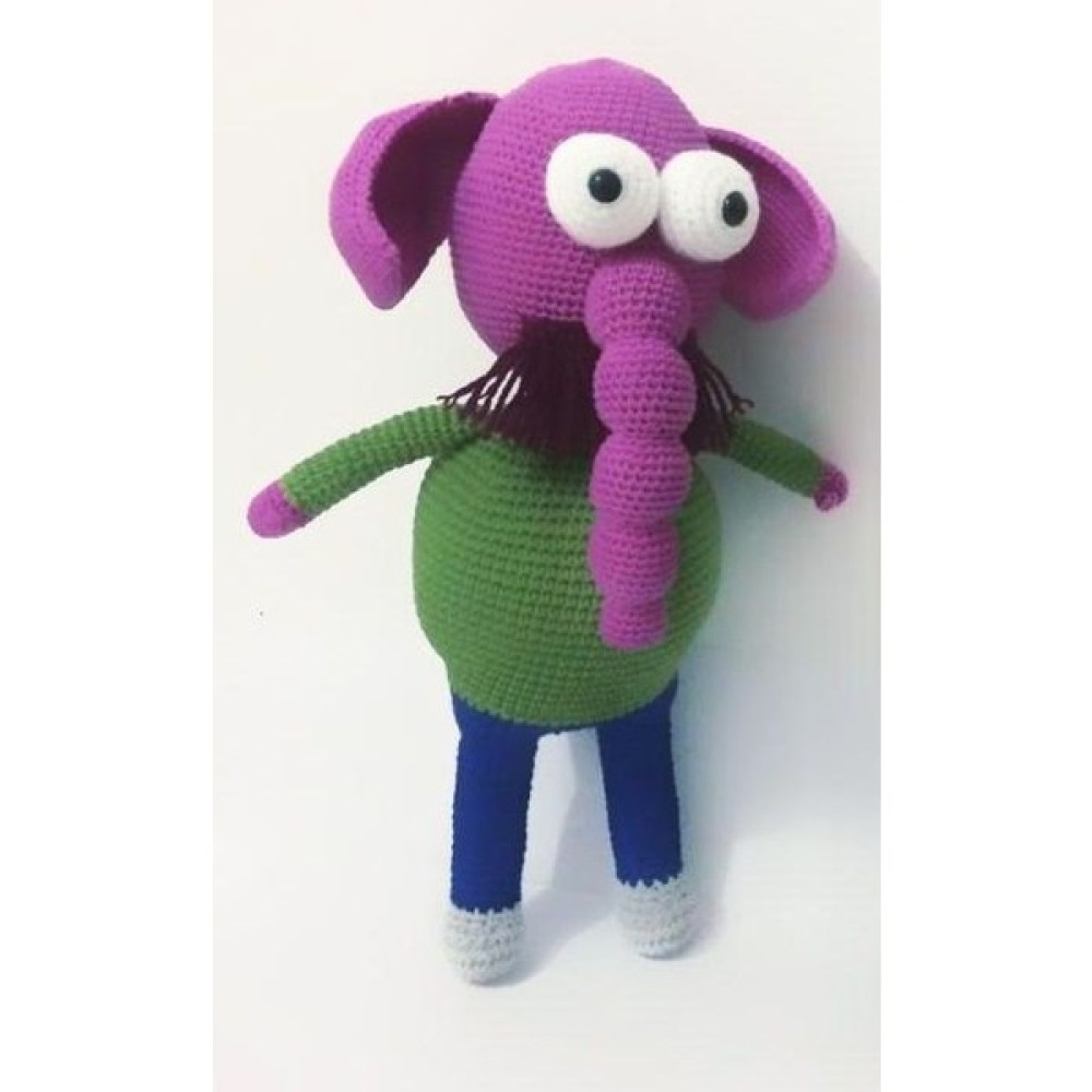 Oyuncak Park Kral Şakir - Fil Necati Amigurumi Oyuncak - Renkli Peluş Oyuncaklar Fiyatı