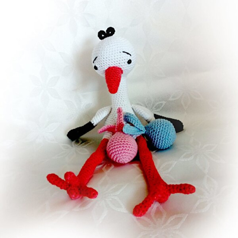 Oyuncak Park Leylek Lucky Amigurumi Organik Oyuncak Bebek Oyuncakları Fiyatı