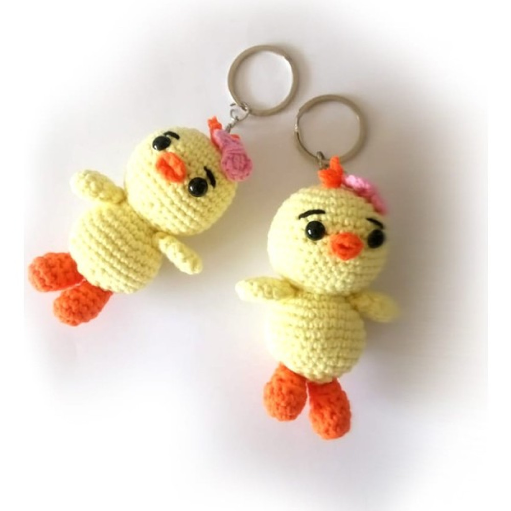 Oyuncak Park Maskot Civciv Amigurumi Anahtarlık Oyuncak - Renkli Peluş Oyuncaklar Fiyatı