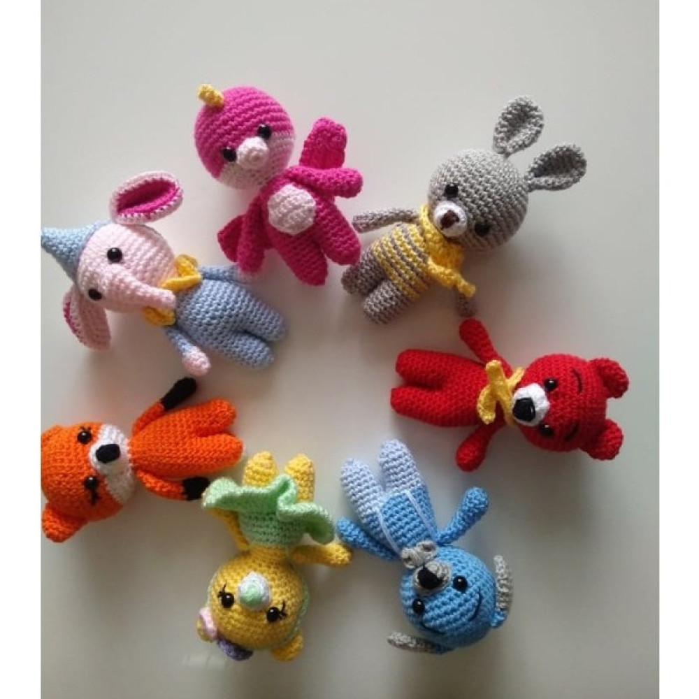 Oyuncak Park Miniş Maskot Hayvanlar Takımı Amigurumi Oyuncak Bebek Oyuncakları Fiyatı