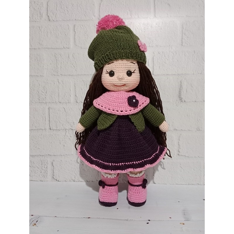 Oyuncak Park Nisan Bebek Amigurumi Organik Oyuncak - Renkli Anne Bebek Oyuncak Fiyatı