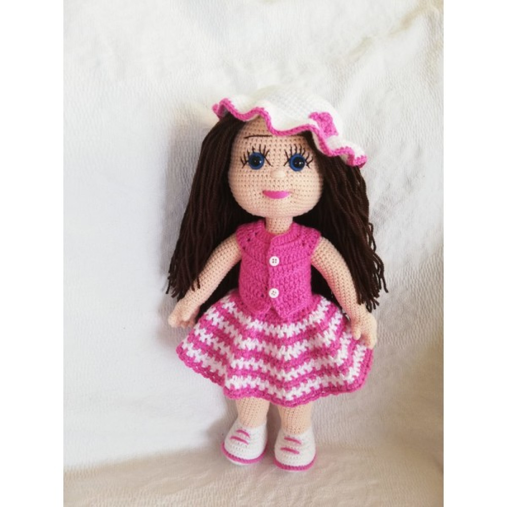 Oyuncak Park Şeker Kız Bebek Amigurumi Organik Oyuncak - Renkli Bebek Oyuncakları Fiyatı
