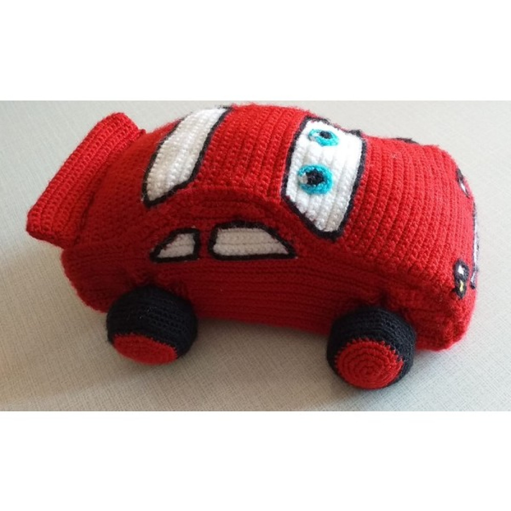Oyuncak Park Şimşek Mcqueen Amigurumi Oyuncak - Renkli Peluş Oyuncaklar Fiyatı
