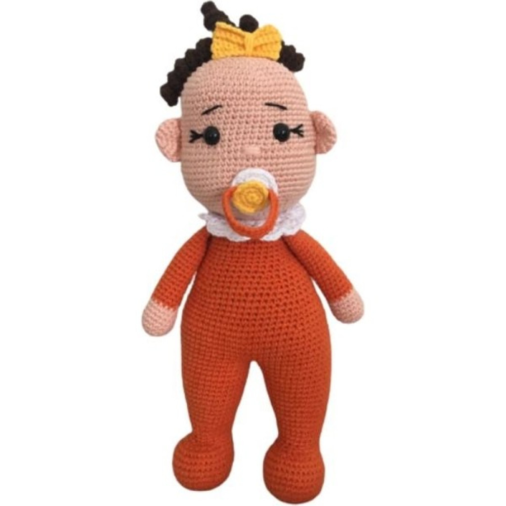 Oyuncak Park Turuncu Kız Emzikli Tombiş Bebek Amigurumi Organik Oyuncak Bebek Oyuncakları Fiyatı