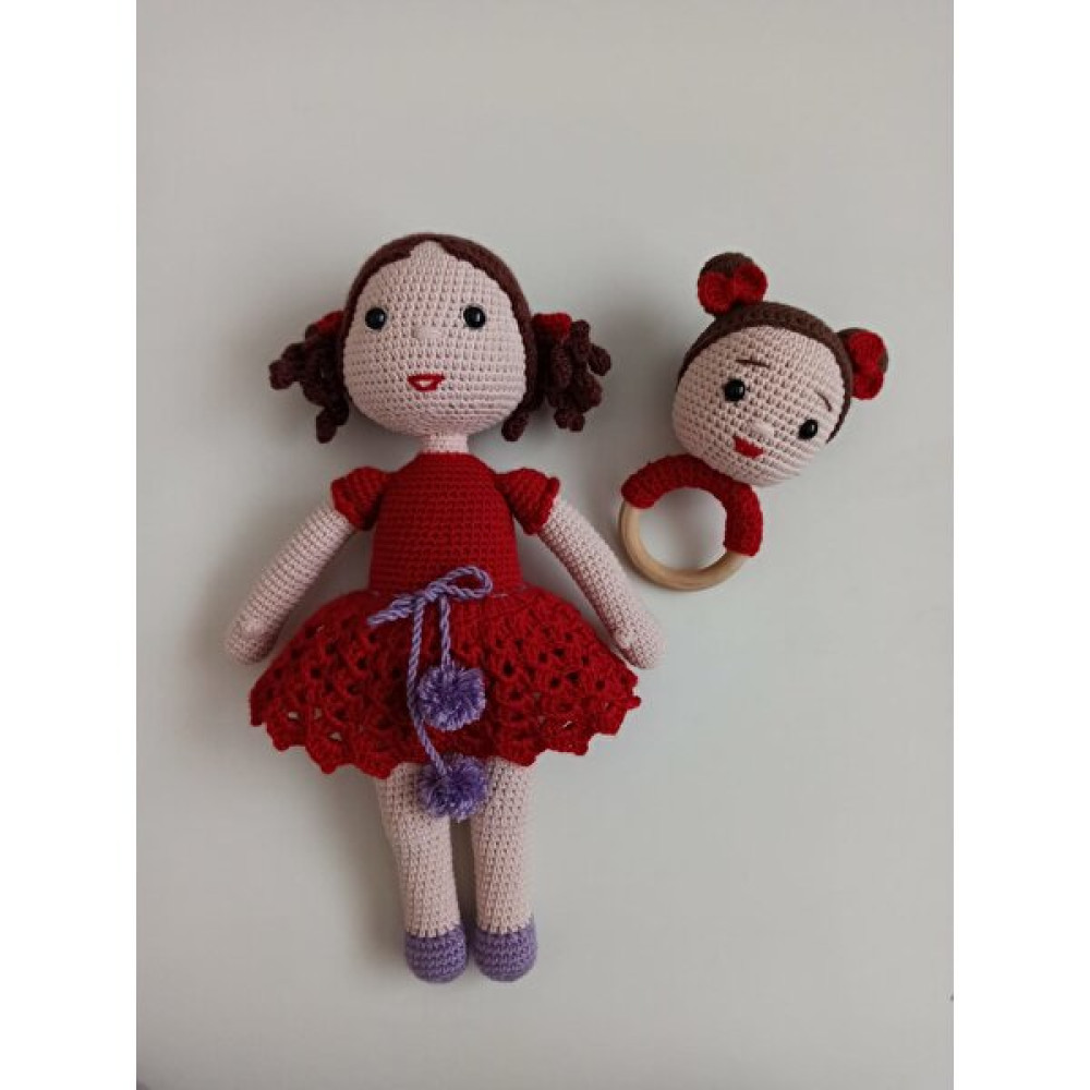 Oyuncak Park Yeni Doğan Şirin Bebek Seti Amigurumi Organik Oyuncak Bebek Oyuncakları Fiyatı