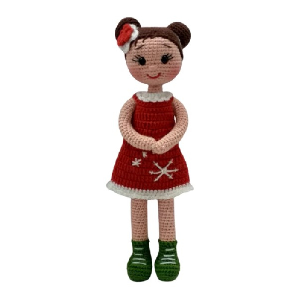 Oyuncak Park Yılbaşı Kostümlü Bebek Amigurumi Organik Oyuncak - Renkli Bebek Oyuncakları Fiyatı