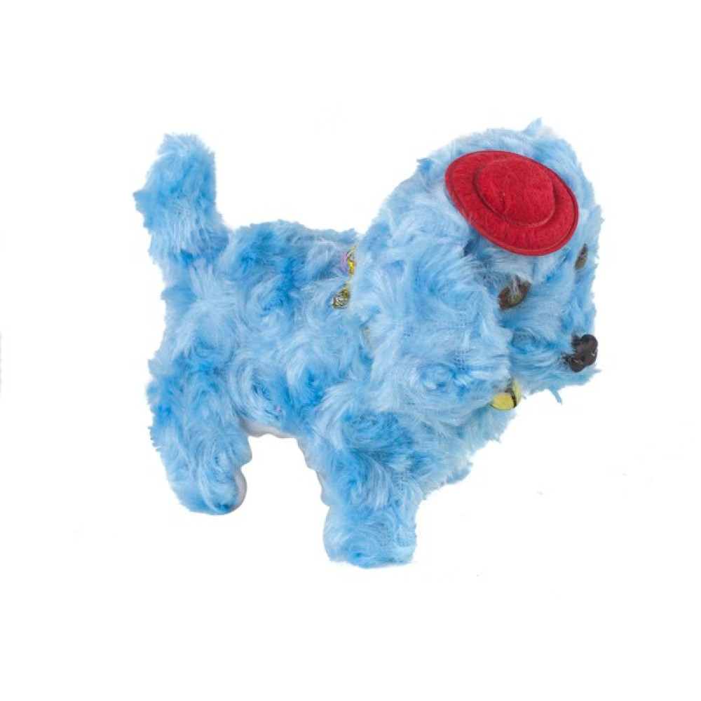 Oyuncak Pelüş Köpek Sevimli Köpek Sesli Hareketli Mavi Peluş Oyuncaklar Fiyatı