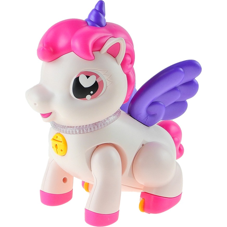 Oyuncak Unicorn Işıklı Sesli Boynuzlu At Pilli Hareketli 20 cm - pembe Anne Bebek Oyuncak Fiyatı