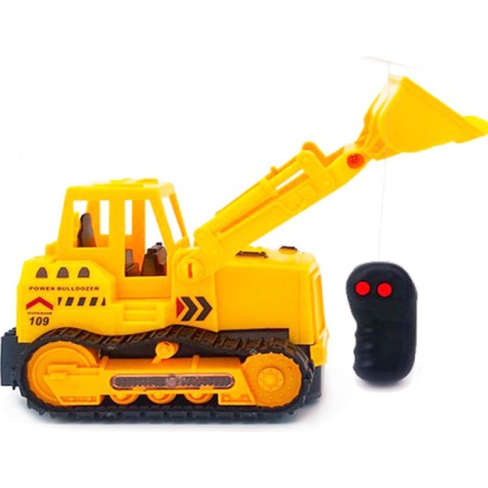 Oyuncak Uzaktan Kumandalı, Işıklı Dozer - Iş Makinesi (Ileri -Geri-Stop-Işıklı Dönüş) Oyuncak Araç Fiyatı