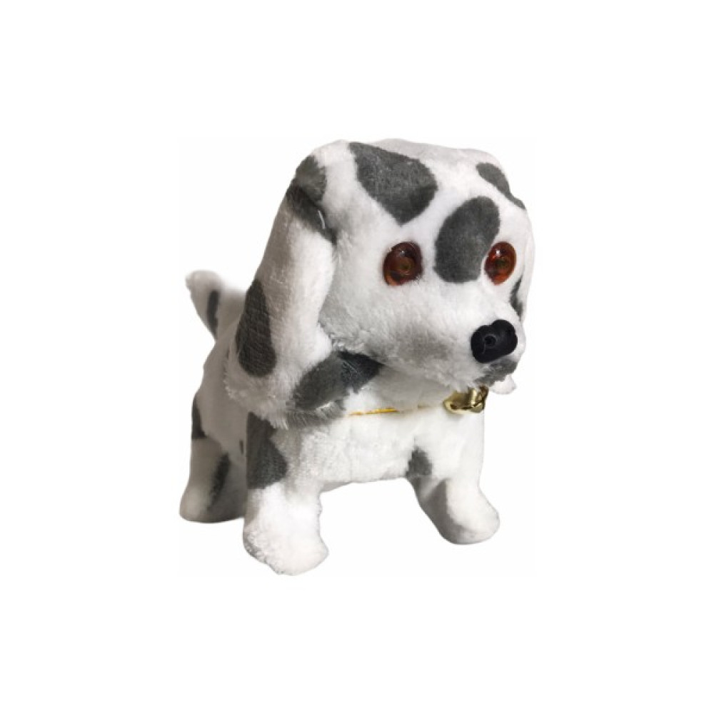 Oyuncak Yürüyen Sesli Pilli Köpek - 0315 Gri Peluş Oyuncaklar Fiyatı