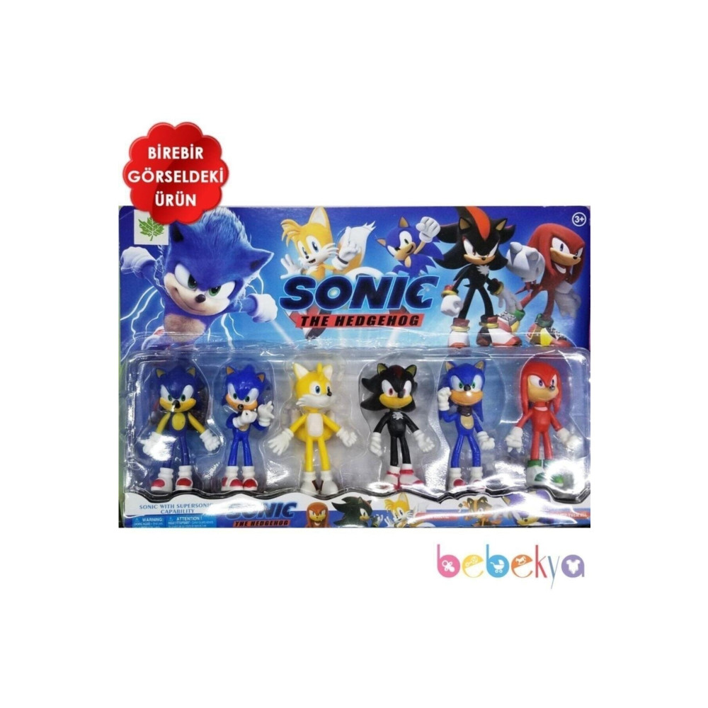 Oyuncakçı Dede Sonic The Hedgehog 6lı Kirpi Sonic Aksiyon Figürleri Fiyatı