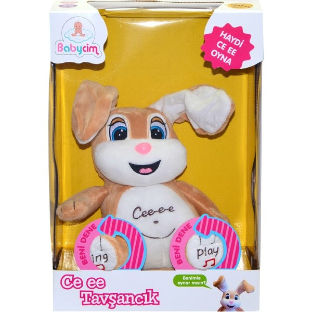 Oyuncakmatik Babycim Ce Ee Tavşancık - Hayvan Peluş Oyuncaklar Fiyatı