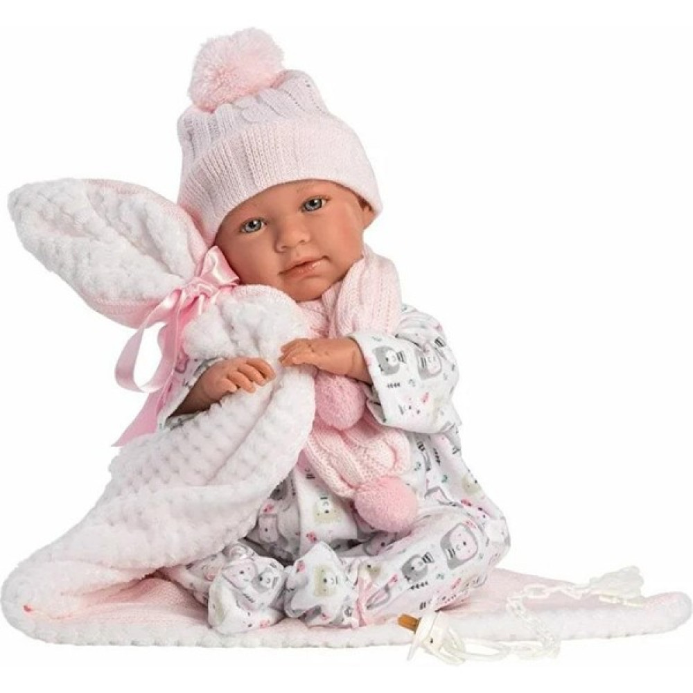 Oyuncakmatik Lorens Ağlayan Bebek Lorona Tulumlu Et Bebek 42 Cm. - Renkli Bebek Oyuncakları Fiyatı