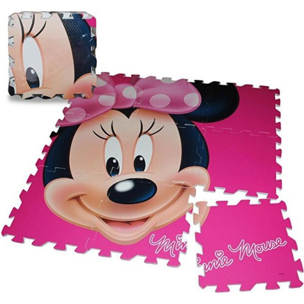 Oyuncakmatik Minnie Yer Matı - Oyun Odası Halısı - 90 x 90 cm - Beyaz Oyuncak Fiyatı