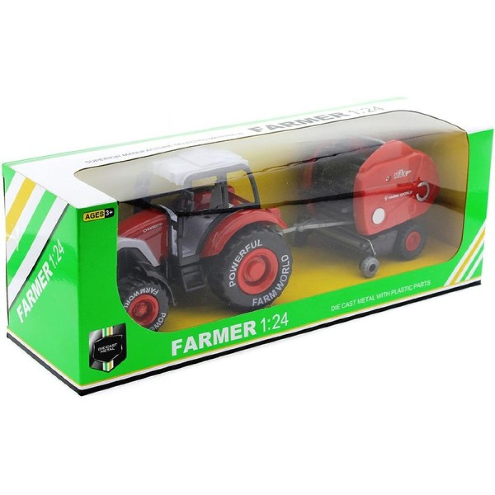 Oyuncakmatik Toys Die Cast Biçerdöver Traktör - Kırmızı Oyuncak Araç Fiyatı