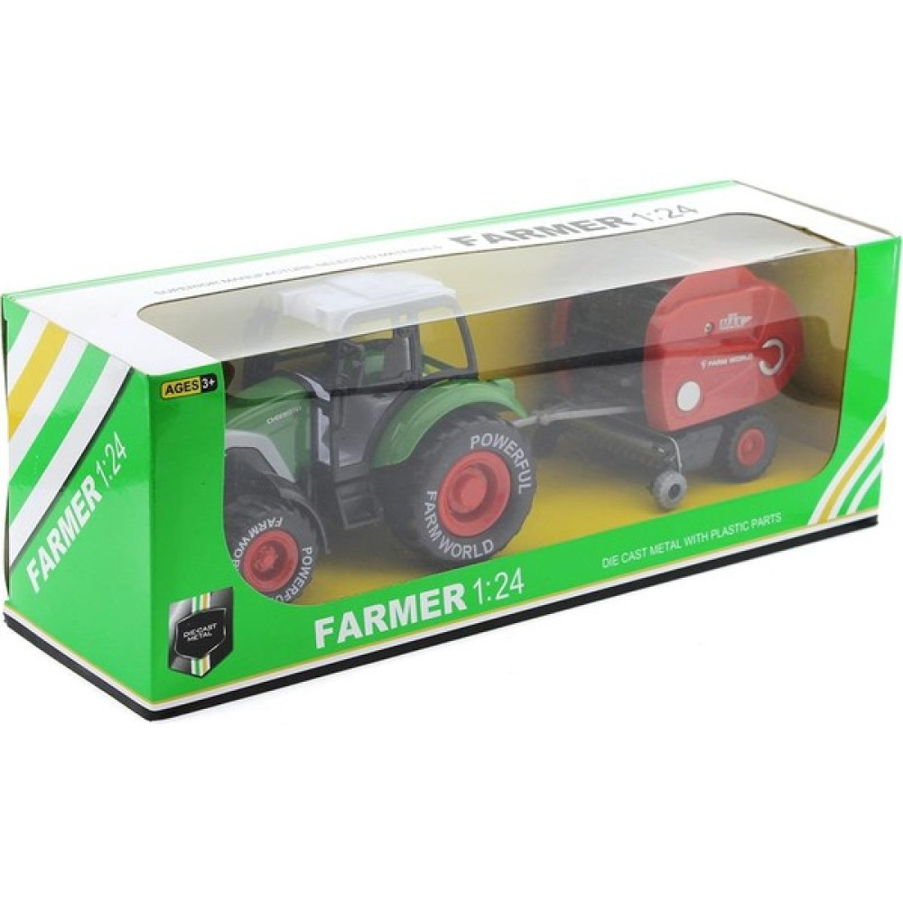 Oyuncakmatik Toys Die Cast Biçerdöver Traktör - Yeşil - Renkli Oyuncak Araç Fiyatı
