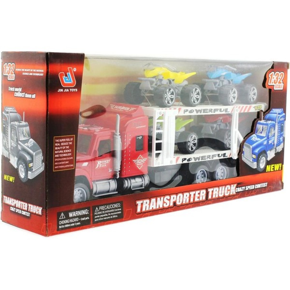 Oyuncakmatik Transporter Atv Taşıyıcı Tır - Kırmızı Oyuncak Araç Fiyatı