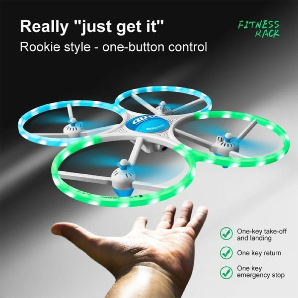 Oyuncakmatik Uzaktan Kumandalı LED Işıklı V7 Drone - Beyaz Drone Fiyatı