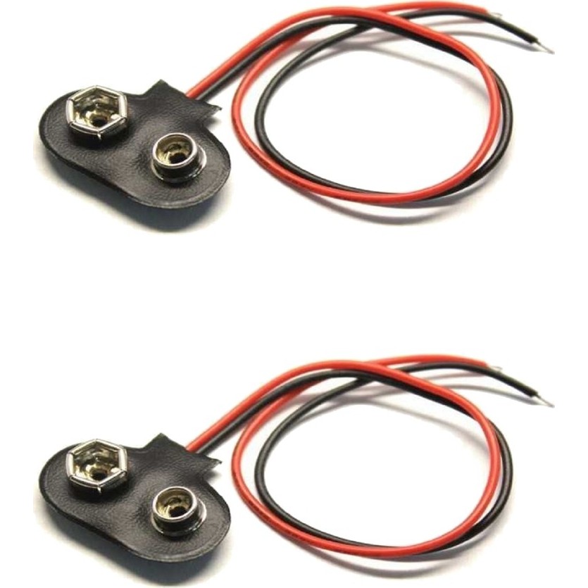 Oyunlarla Fen 2'li 9V Pil Başlığı Bağlantı Kablosu Jack Soket Arduino - 2 Adet Diğer Fiyatı