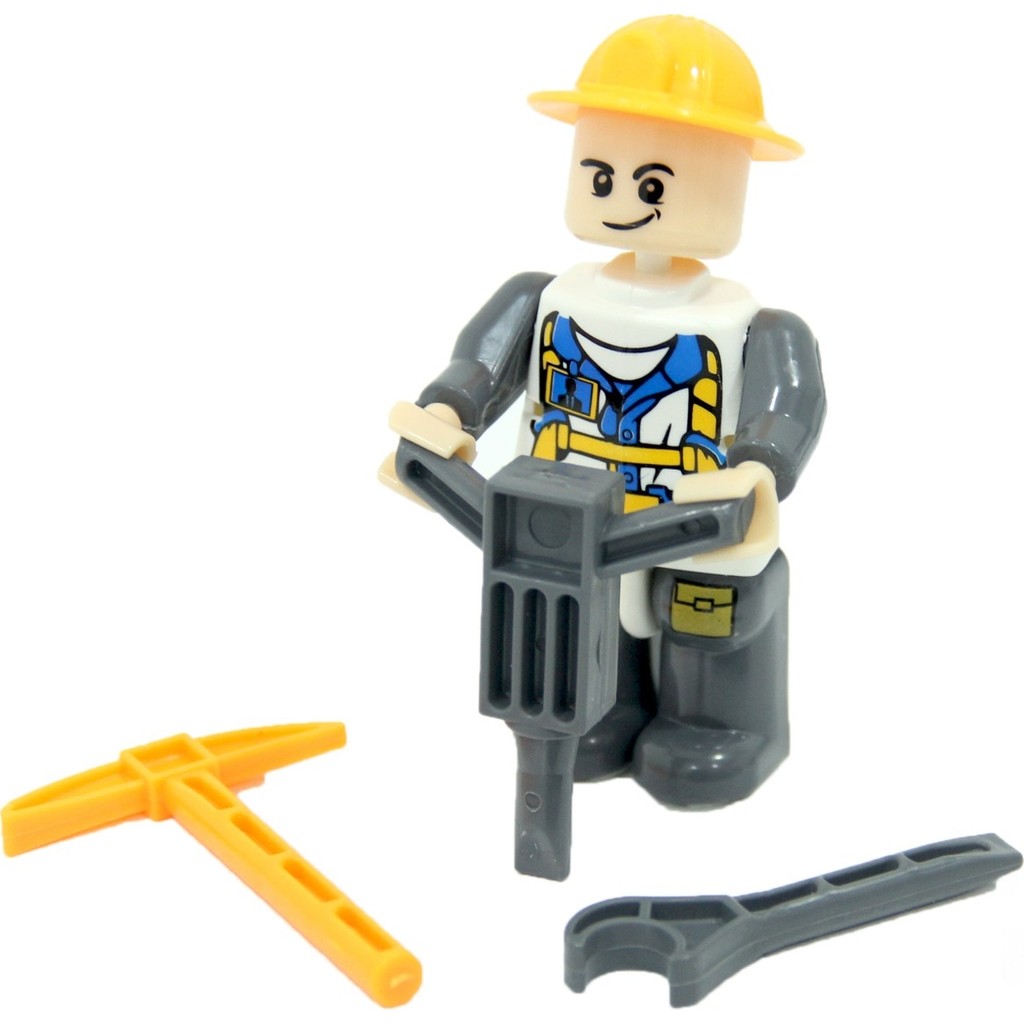 Öz Bayraktar Construction Işçi Figürü LEGO Seti Anne Bebek Oyuncak Fiyatı