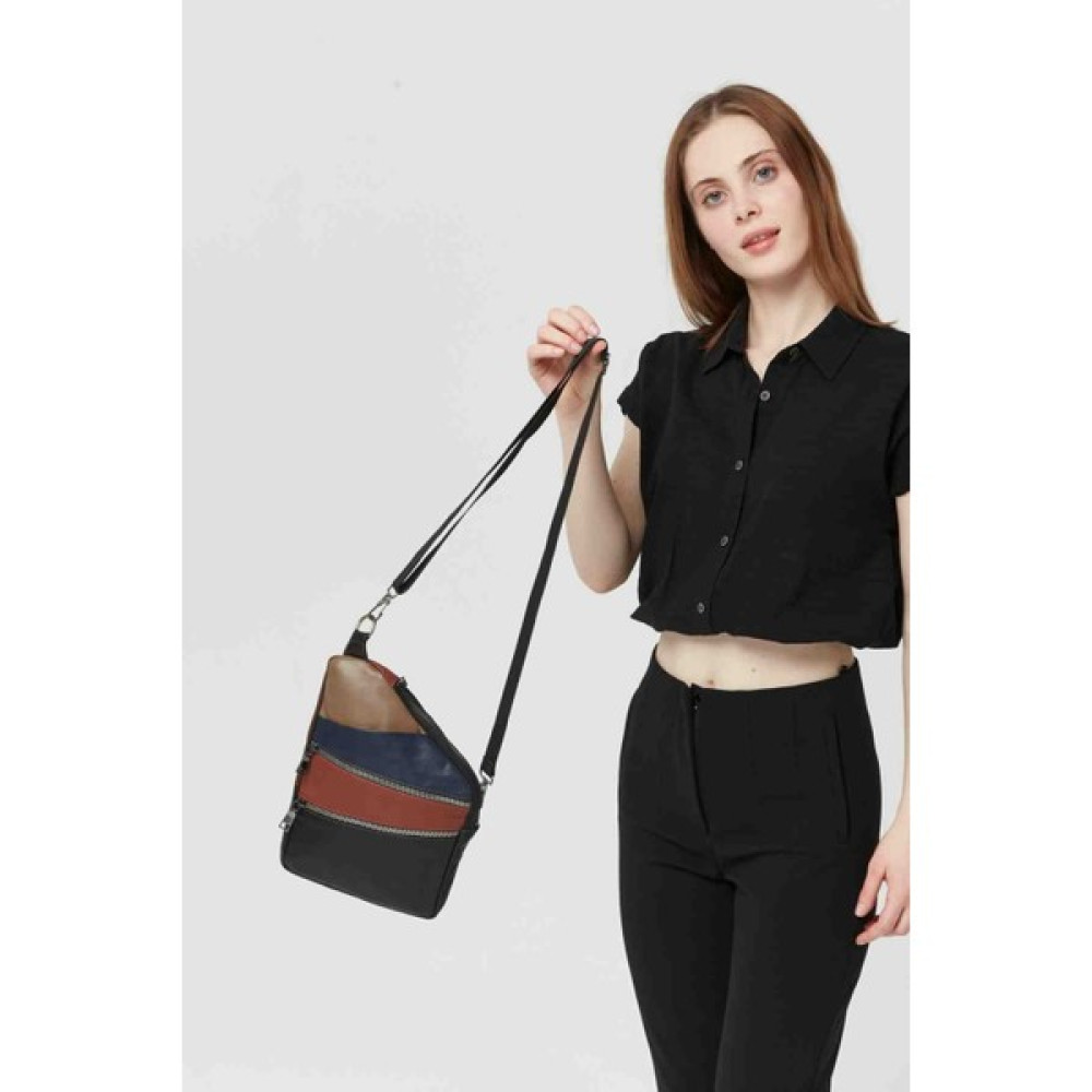 OZ Deri Deri Karışık Renkli Heybe Çanta Unisex Bodybag Bayan Çanta ve Cüzdan Fiyatı