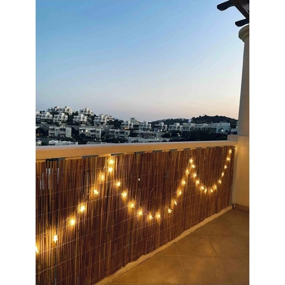 Öz Gazi 90 cm x 6 Metre Hasır Kamış Balkon Çiti Bahçe Çiti Dekarasyon Bahçe Çiti Fiyatı