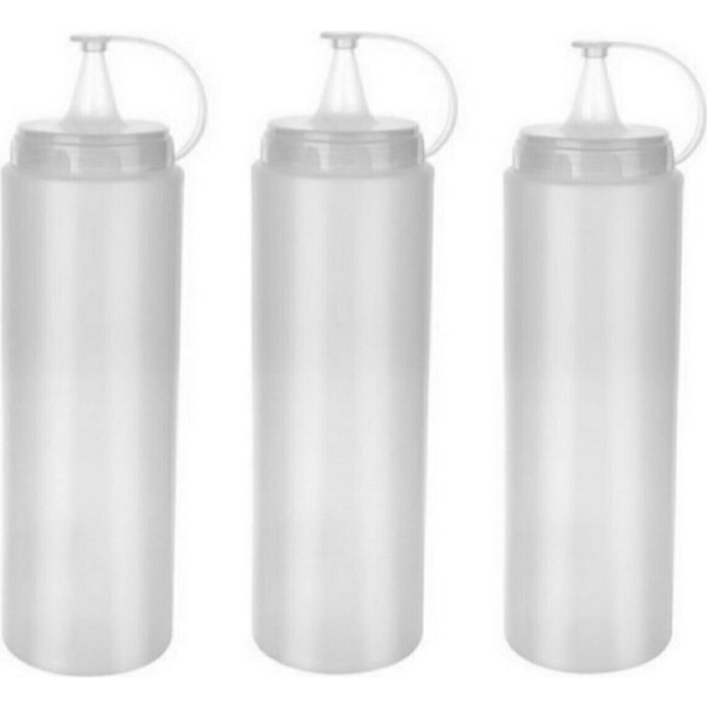 Öz House Plastik Yağlık Sosluk Şişesi 700 ml 3 Lü Şeffaf Yağdanlık Mutfak Gereçleri Fiyatı
