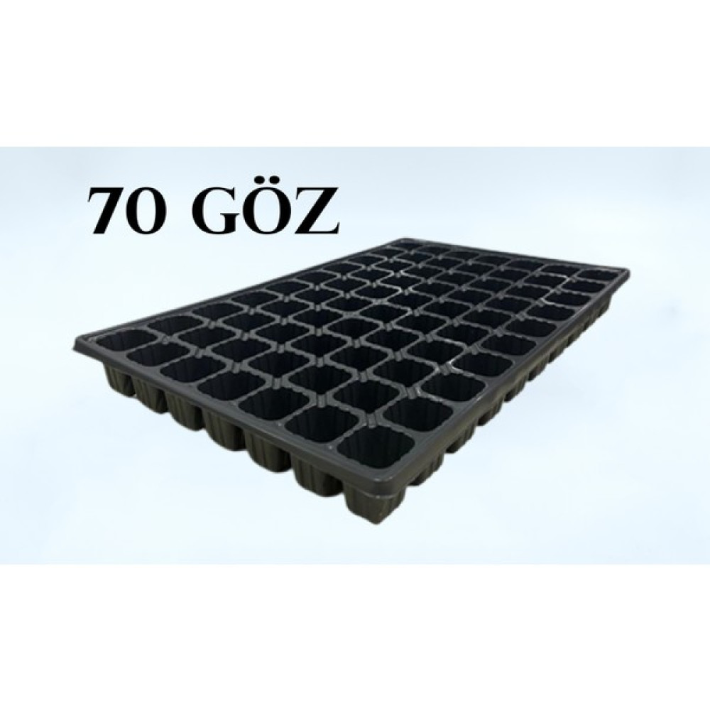 Öz-ka Vakum 70 Göz Fidelik Kare Kısa (10 adet) - 1 Adet - 52 x 32,5 cm Saksı ve Aksesuarları Fiyatı
