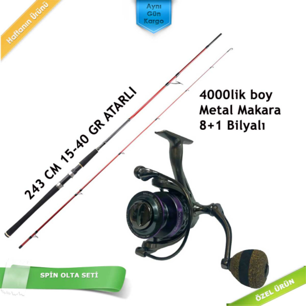 Oz-Ser Av Spin Set 009 Balıkçılık Malzemeleri Fiyatı