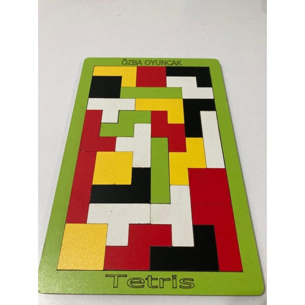 Özba Oyuncak Eğitici Ahşap Blok Tetris Zeka Oyunu - Ahşap Desenli Bebek Oyuncakları Fiyatı
