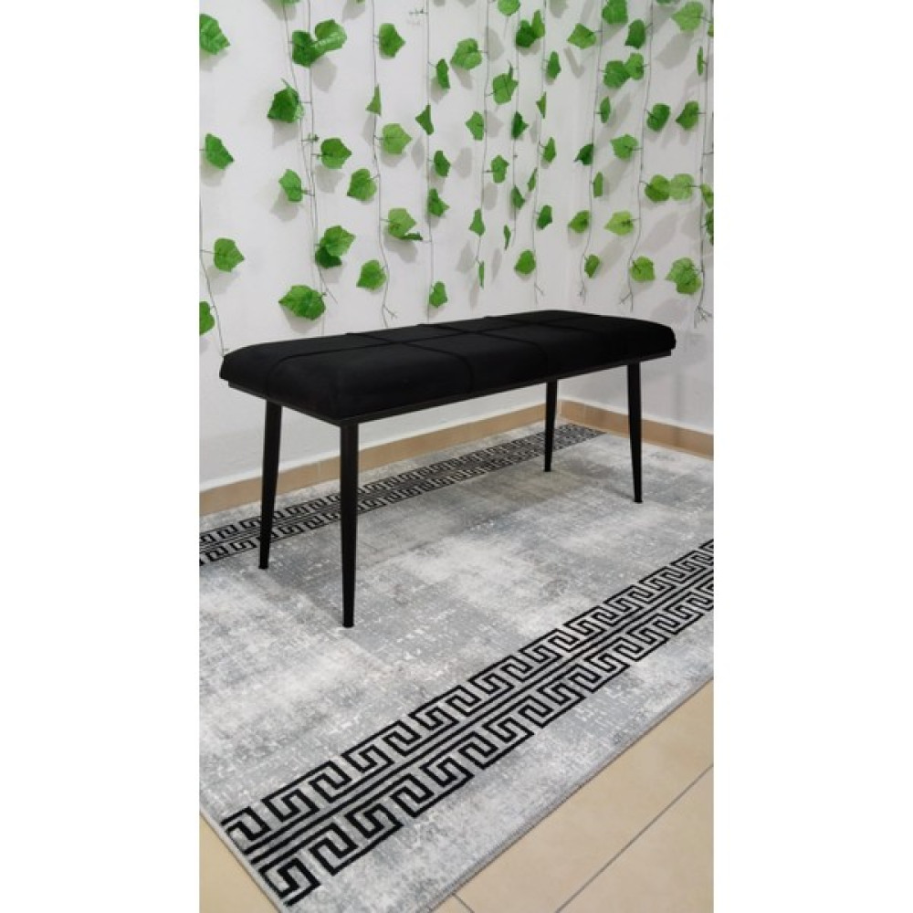 Özcan Mobilya Aksesuar Metal Ayak Metal Kasalı Bench Mutfak Salon Antre Yatak Odası Puf Bank - Siyah Mutfak Dolabı / Mobilyası Fiyatı