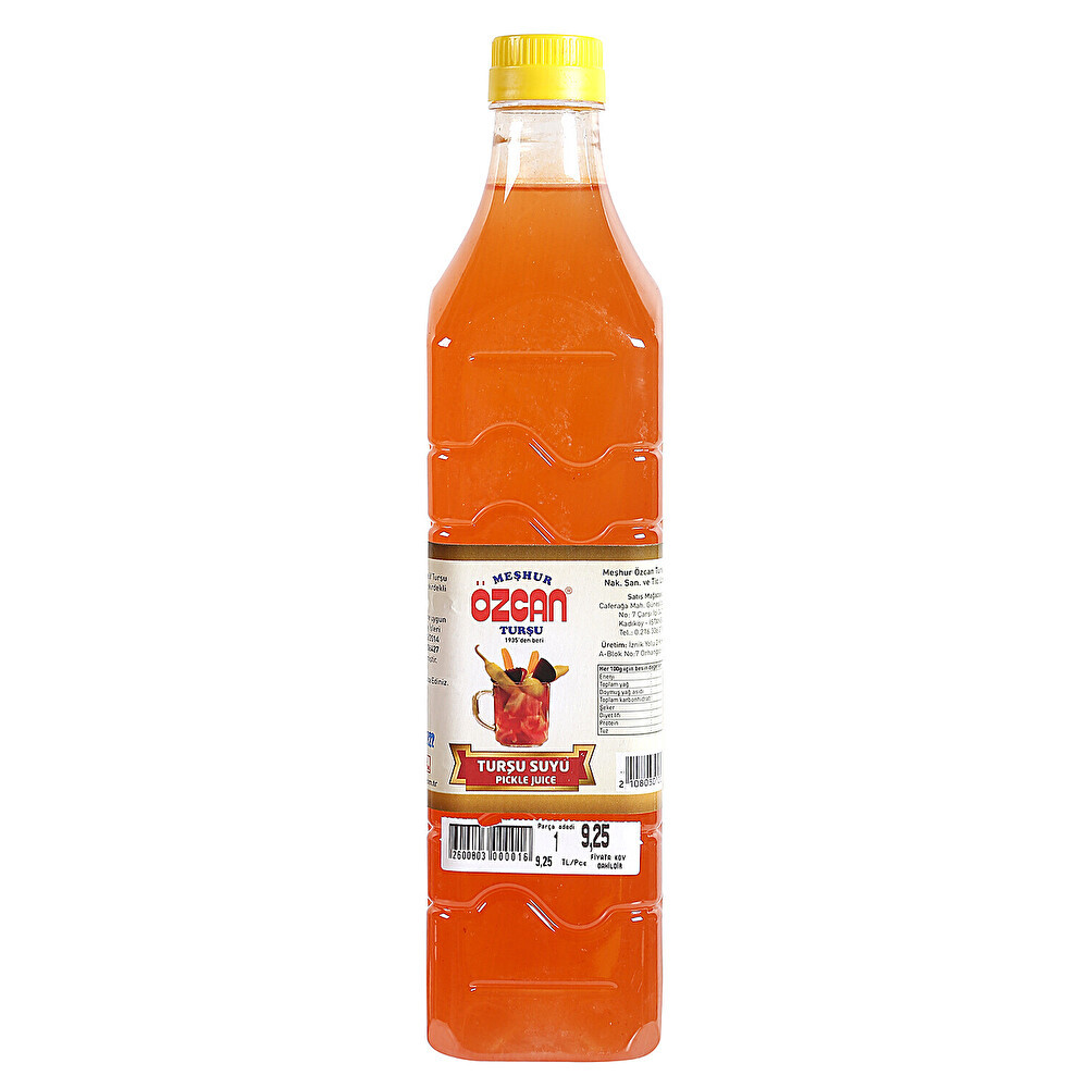Ozcan Özcan Turşu Suyu 1 Litre Konserve Fiyatı