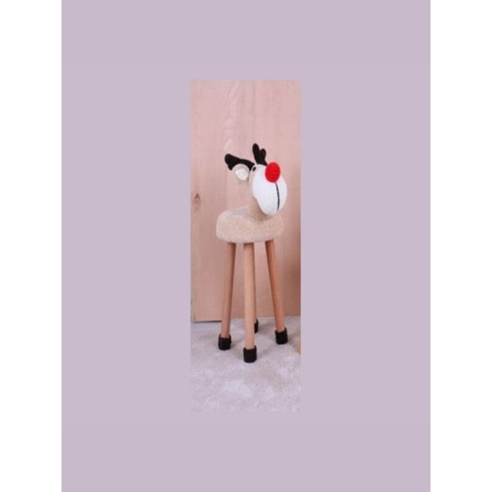 Özcan Tasarım Amigurumi Geyik Figürlü Çocuk Tabure - Örme Geyik Çocuk Taburesi Bebek Odası Tekstili Fiyatı