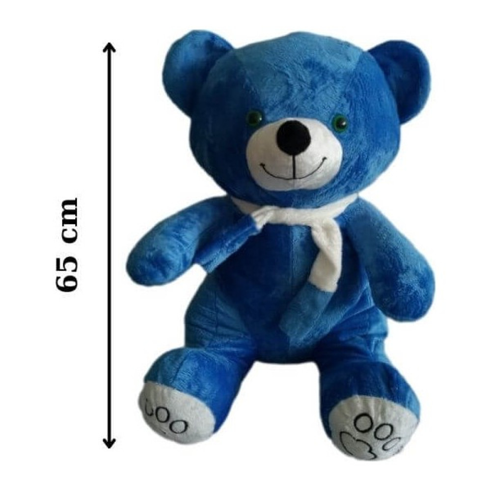 Özcan Tasarım Sevgililer Günü Hediyesi Peluş Ayıcık - 65 cm Peluş Ayıcık - 01-Mavi Peluş Oyuncaklar Fiyatı