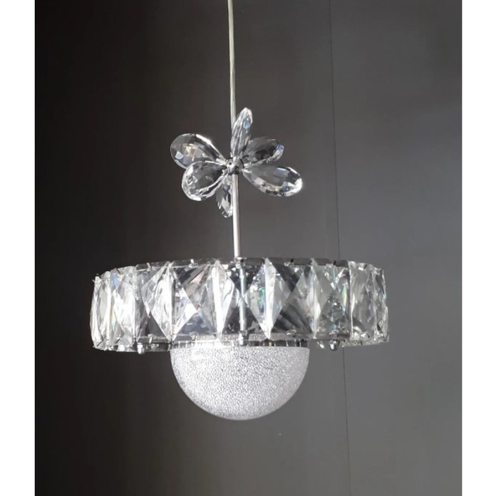 ÖZÇELİKLER Luxury Lüks Kristal LED Li Salon ve Oda Sarkıt Avizesi - 1'li Avize Fiyatı