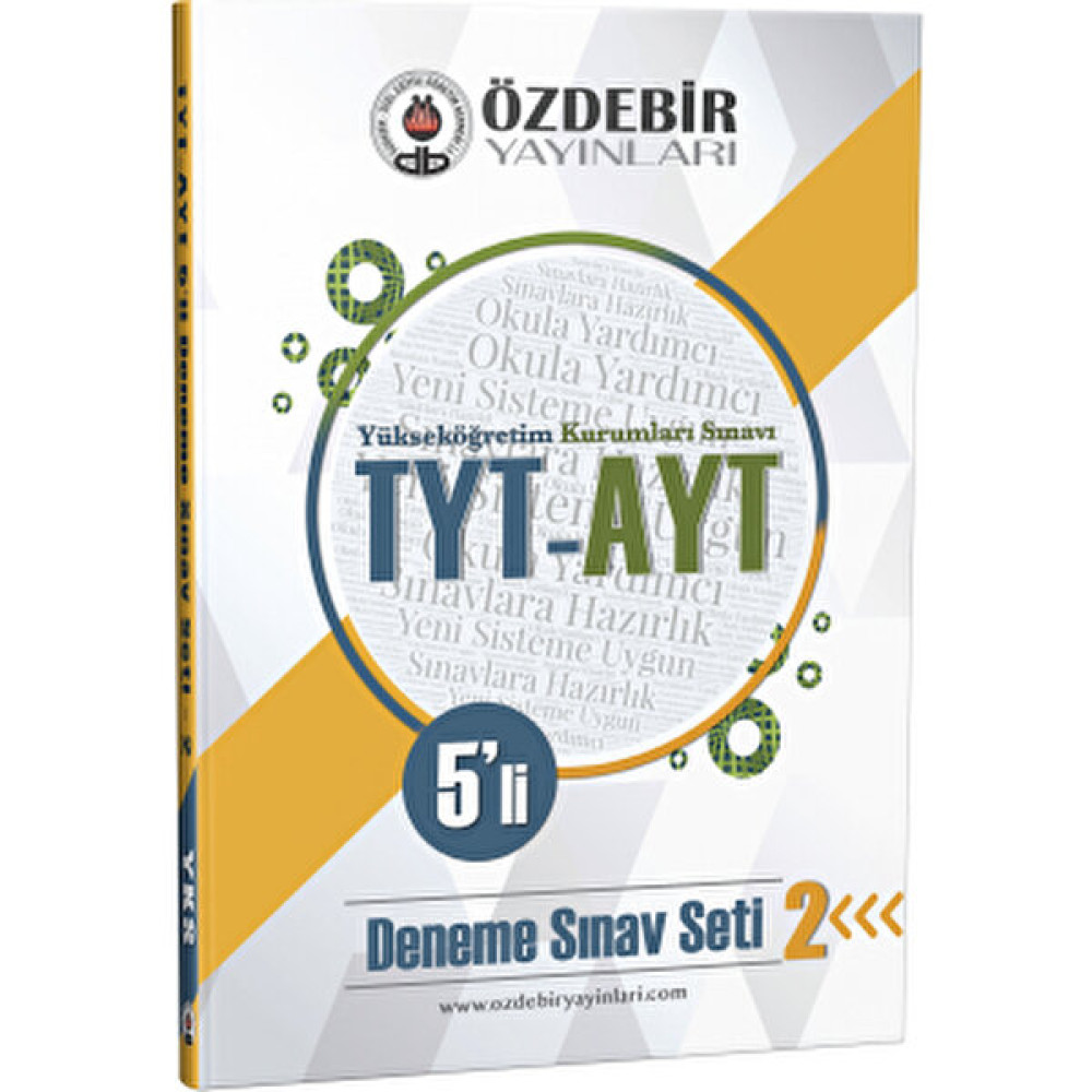 Özde Bir Yayınları TYT-AYT 5'li Deneme Sınav Set-2 Temel Yeterlilik Testi (TYT) Fiyatı
