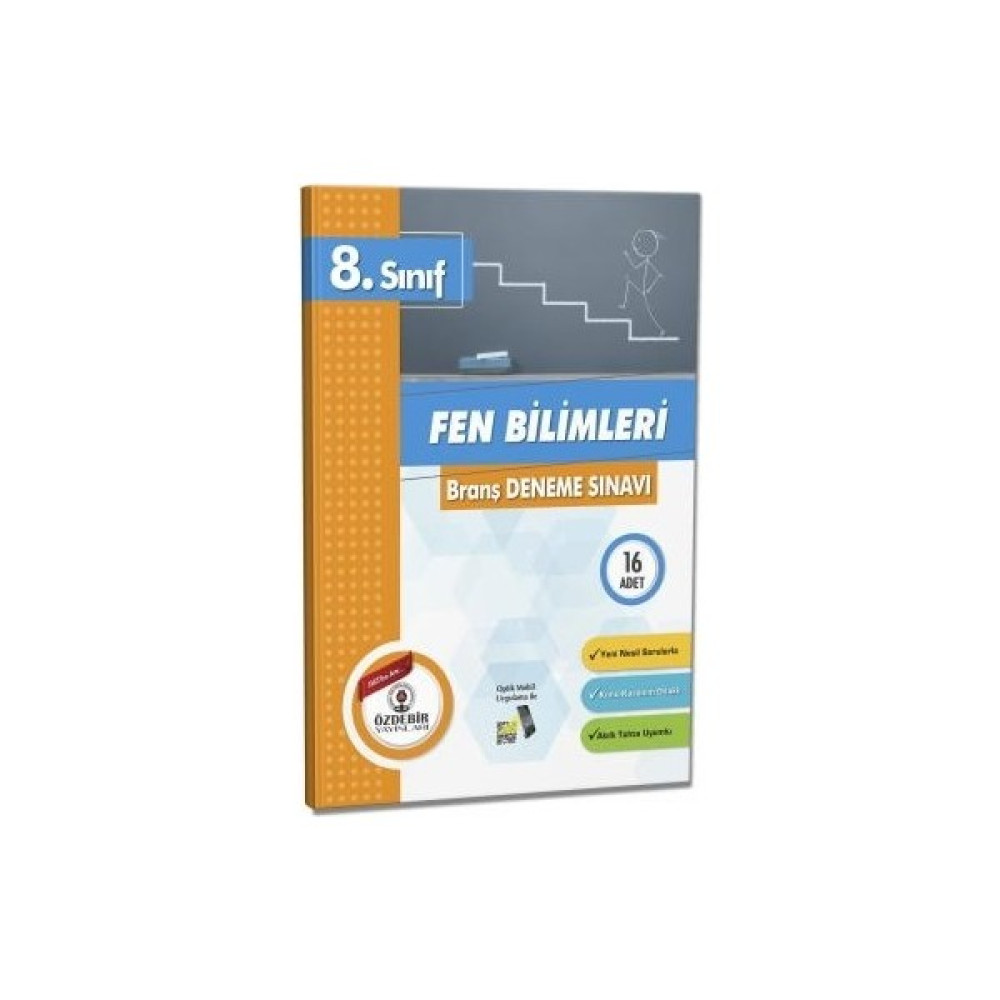 Özde Bir Yayınları Yayınları 8. Sınıf Fen Bilimleri Branş Deneme Sınavı Kaynak Kitapları Fiyatı