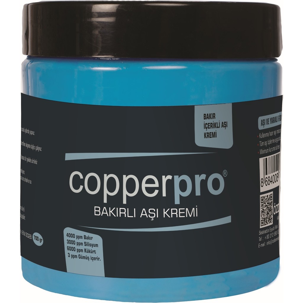 Özdemir Pharma Copperpro Bakırlı Aşı Kremi 700 gr Bitki Fiyatı