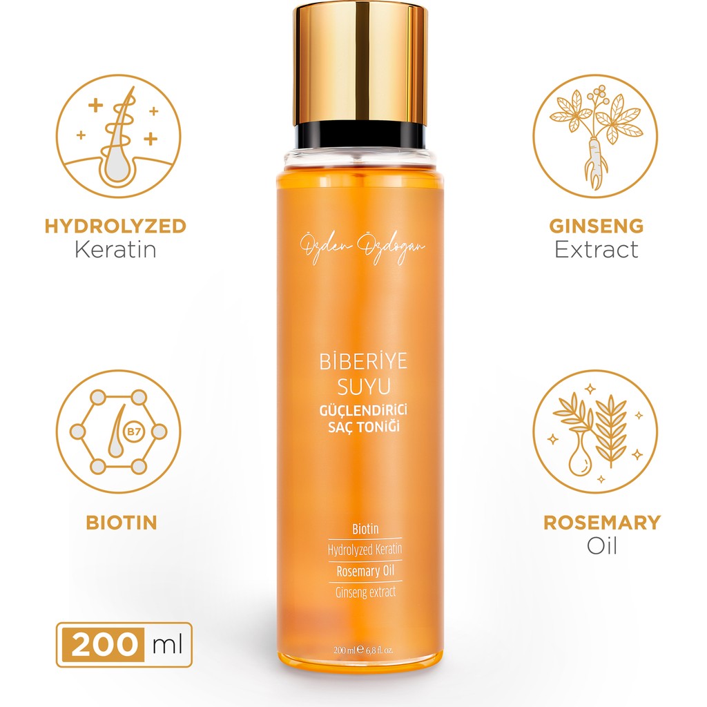 Özden Özdoğan Biberiye Suyu Saç Toniği 200 ml Diğer Fiyatı