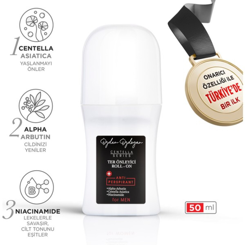 Özden Özdoğan Erkek Ter Önleyici Beyazlatıcı Etkili Roll-On Antiperspirant 50ML - 50 ml Oto Boyaları Fiyatı