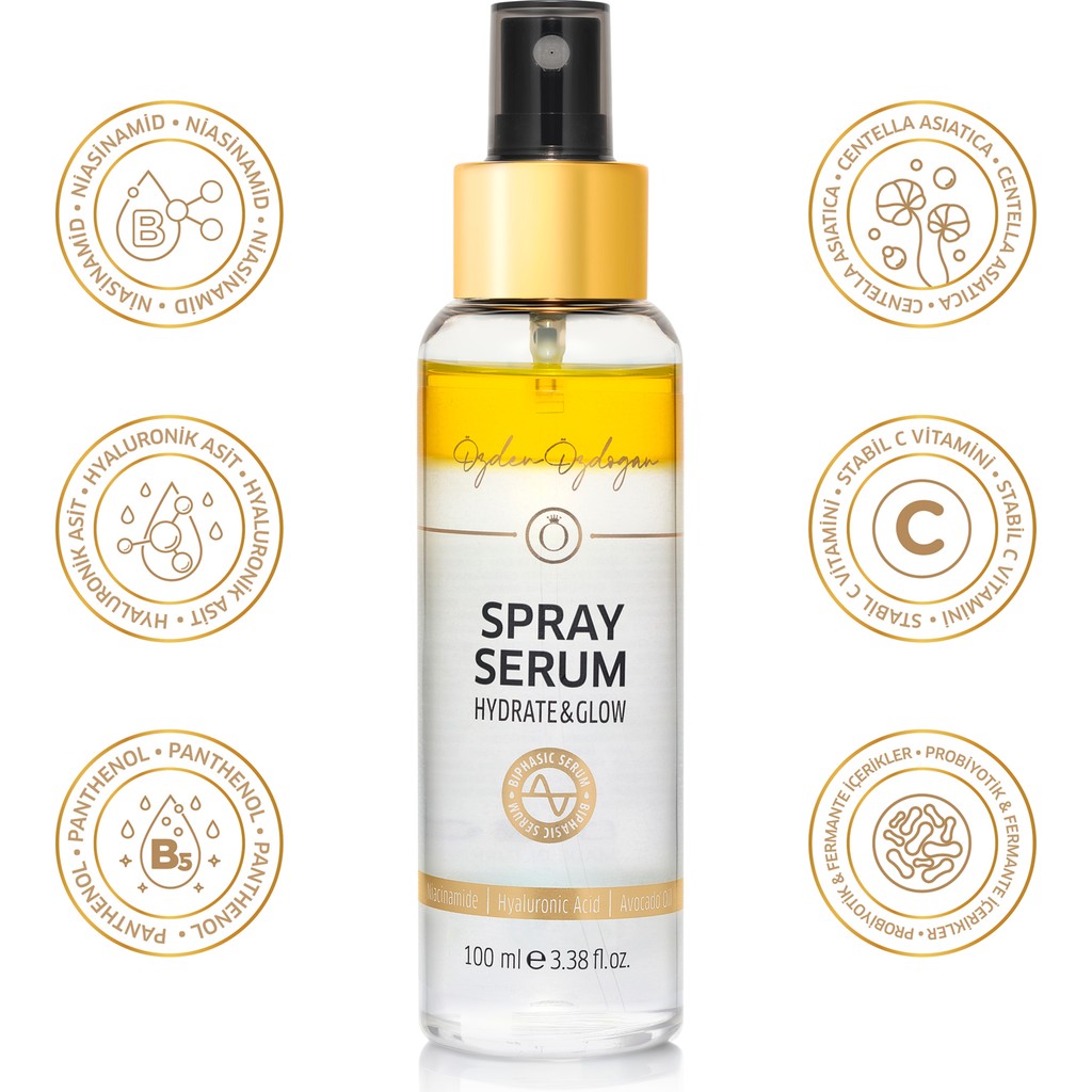 Özden Özdoğan Nemlendirici ve Işıltı Verici Çift Fazlı Sprey Serum 100 ml Diğer Fiyatı