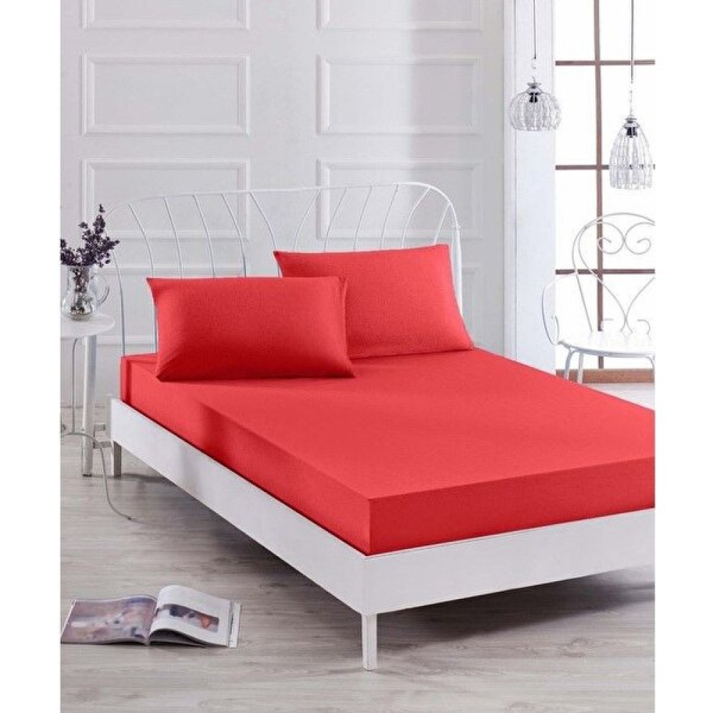 Özdilek 160X200 Çift Kişilik Fitted Çarşaf Kırmızı Çarşaf Fiyatı