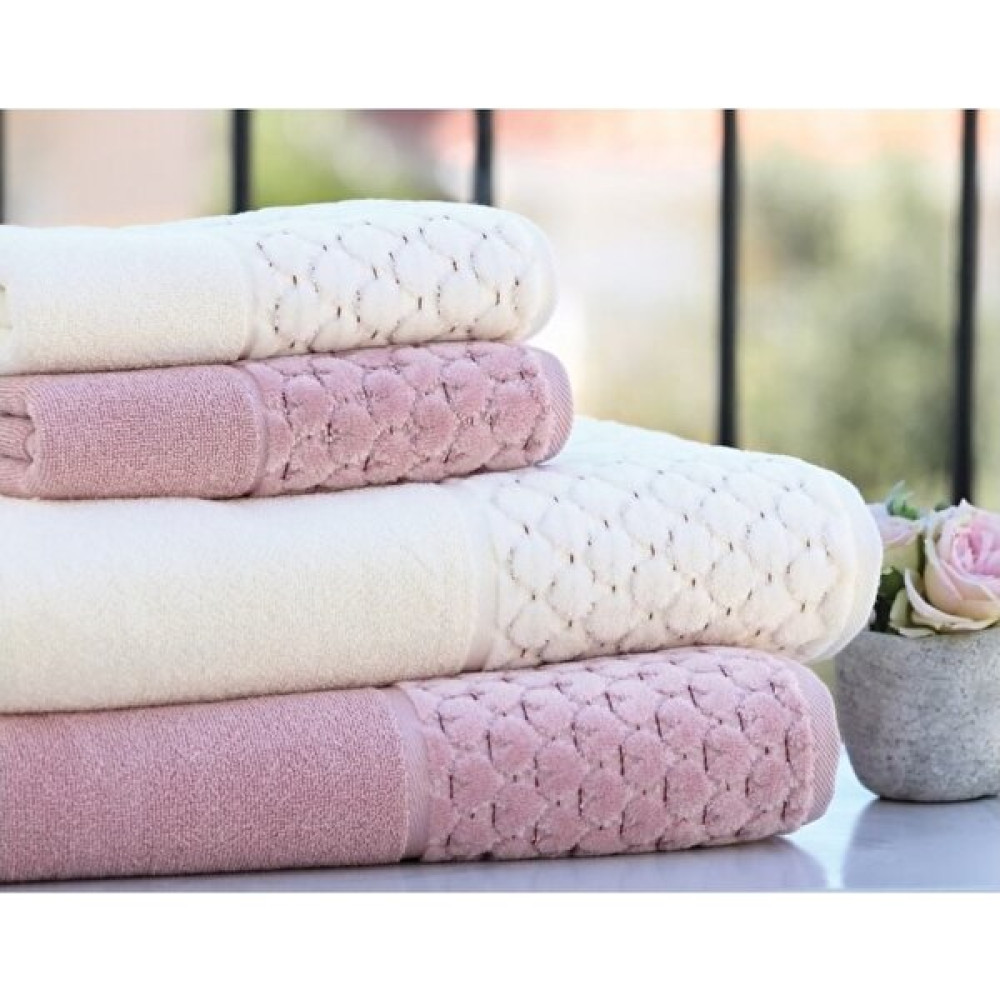Özdilek Adria Best Hamam Havlu Seti Krem Tarçın Pembe Banyo Havlusu Fiyatı